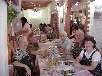 Having lunch after the service